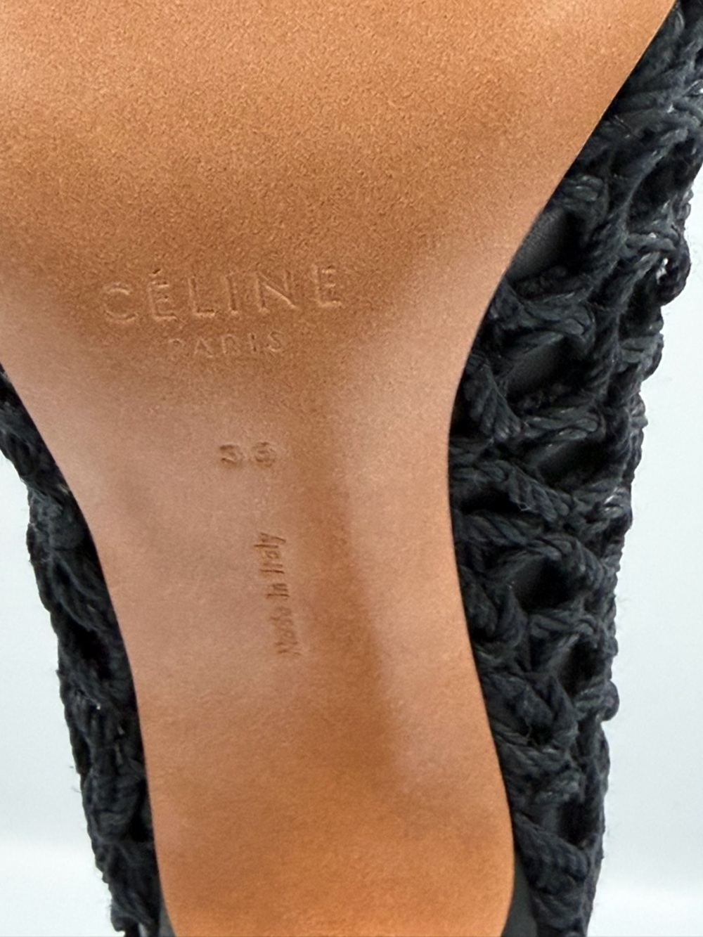 Celine by Phoebe Philo Macramé Netted Ankle Boots - Picture 7 of 8